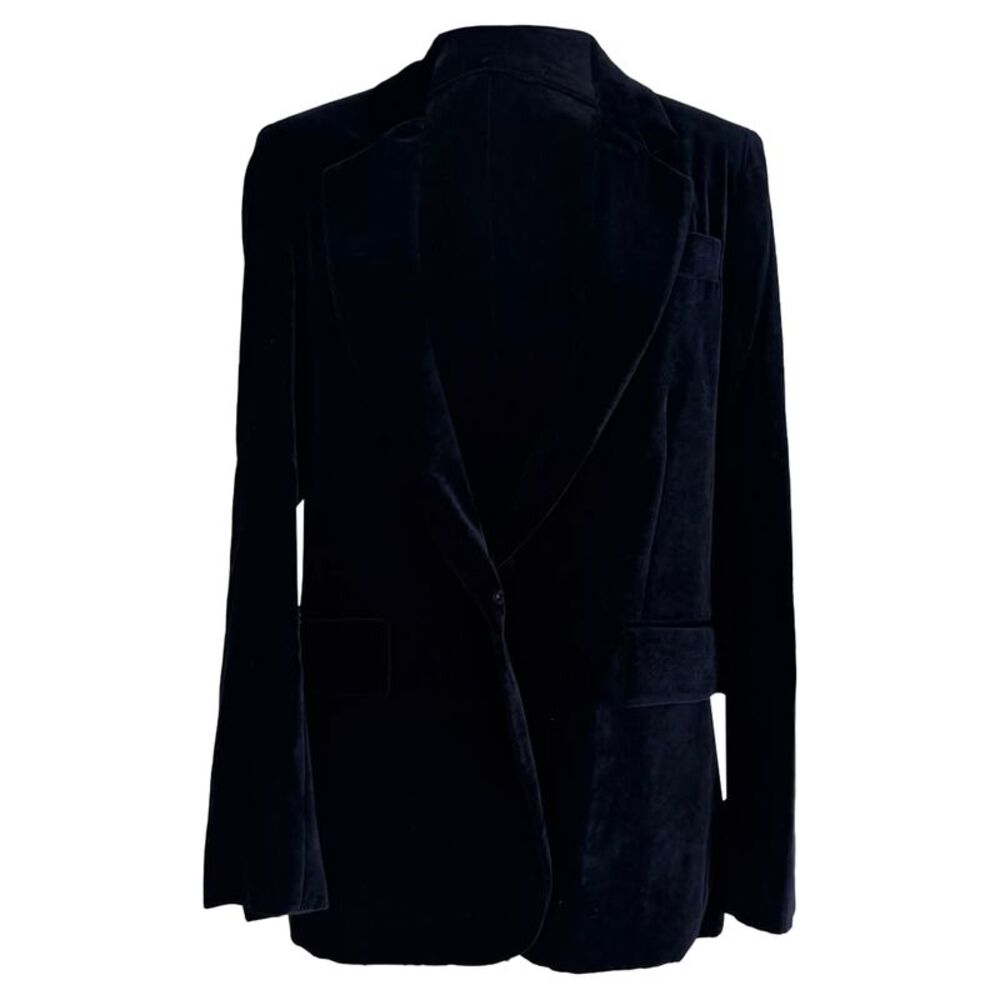 Stella McCartney Fluid Blazer in Navy Viscose
